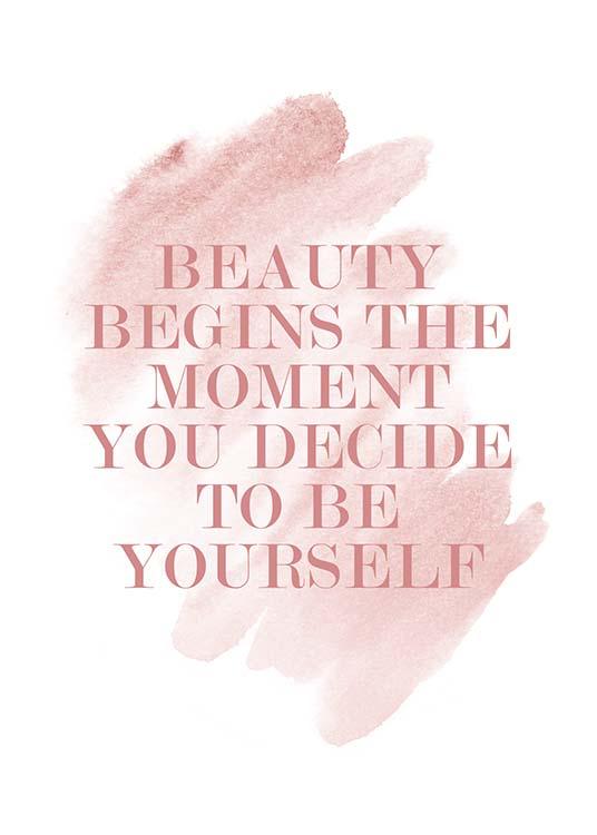 Beauty Begins Plakát