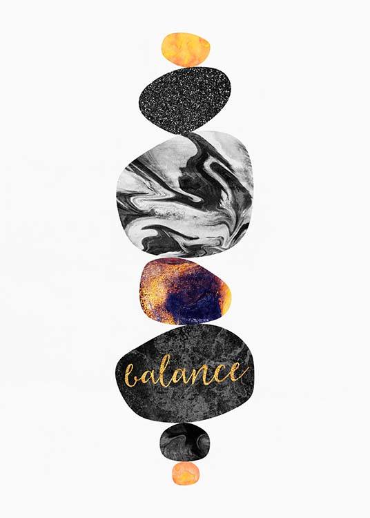 Stone Balance Plakát