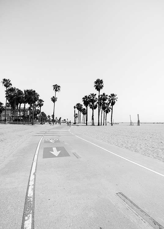 Santa Monica Bike Path Plakát