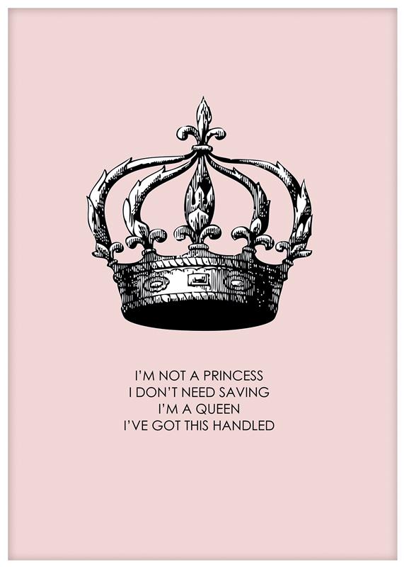 I'm A Queen Pink Plakát