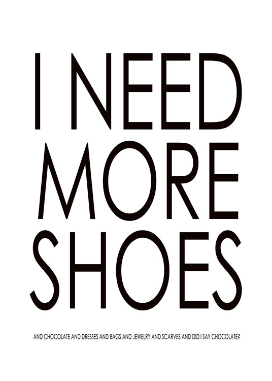 I Need More, Plakát