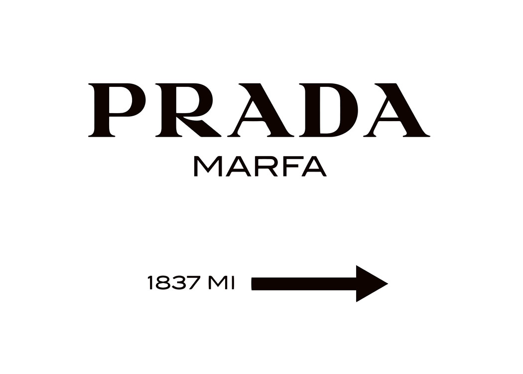 Prada, Plakát