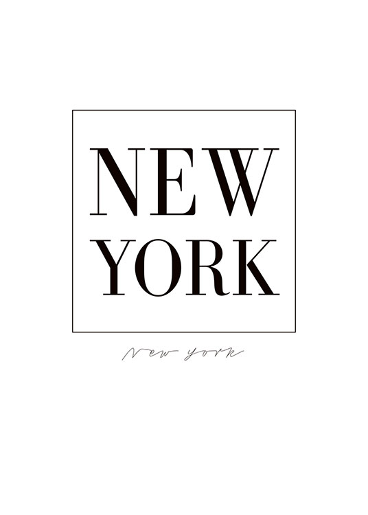 New York Serif Plakát