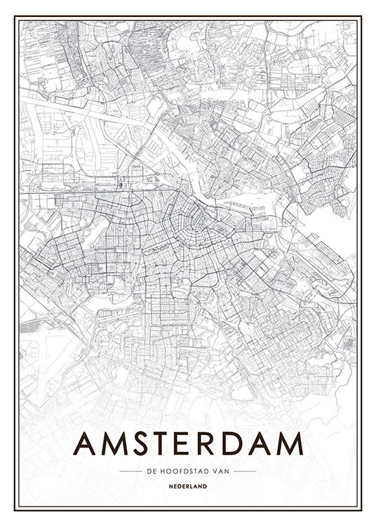 Amsterdam Map, Plakát