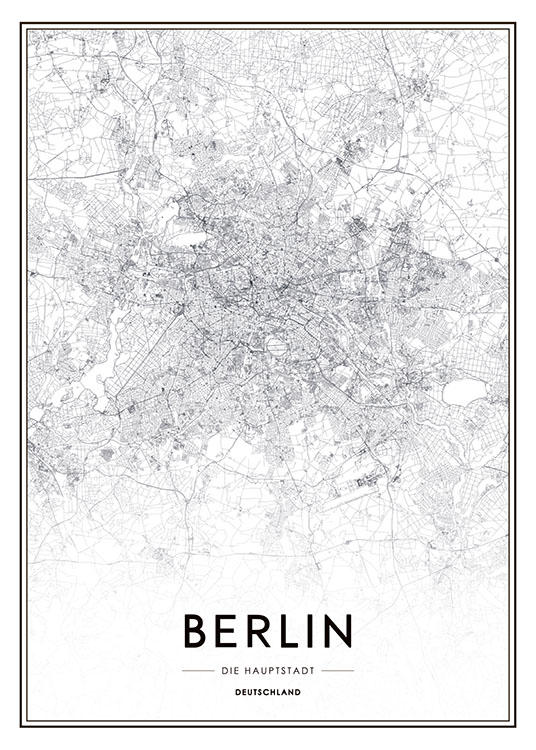 Berlin Map, Plakát