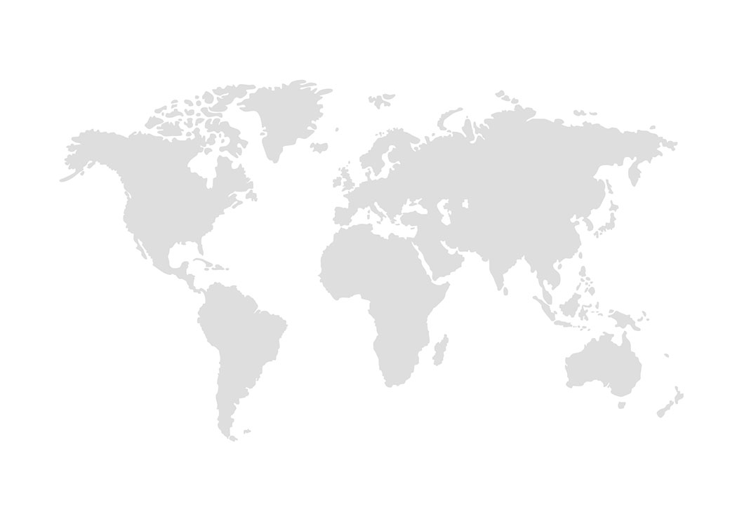 World Map Grey, Plakát