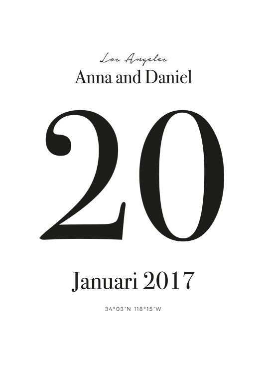 Tear off Calendar Personal Plakát