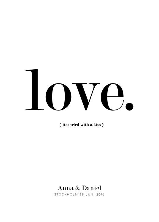 It Started With a Kiss Personal Plakát