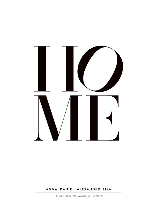 Home Personal Plakát