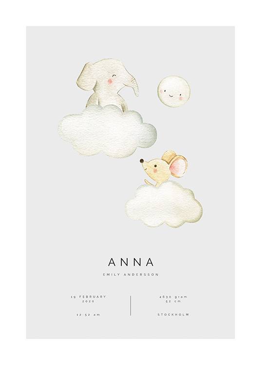 In the Clouds Personal Plakát