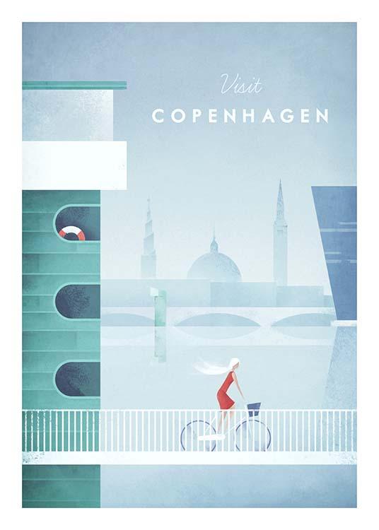 Copenhagen Travel Plakát