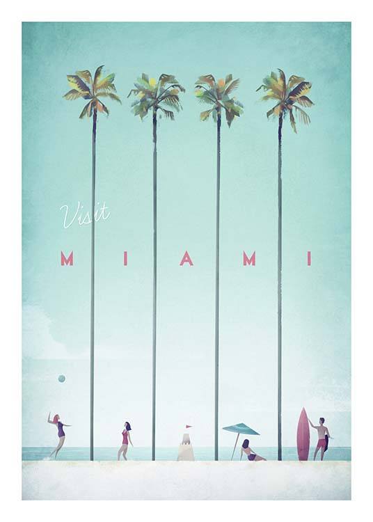 Miami Travel Plakát