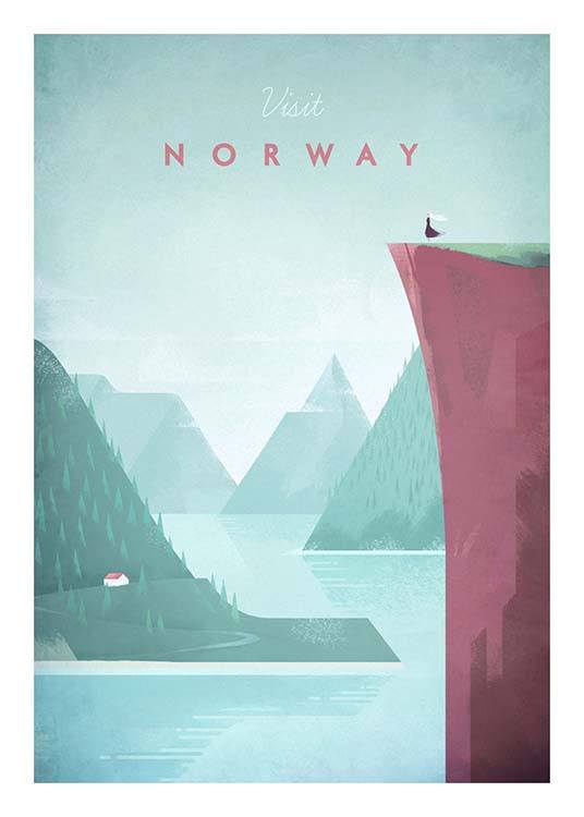 Norway Travel Plakát