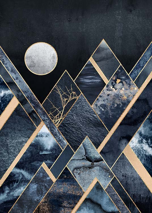 Stormy Mountains Plakát