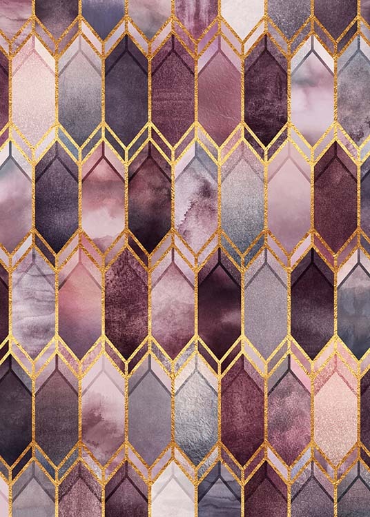 Dreamy Stained Glass Plakát