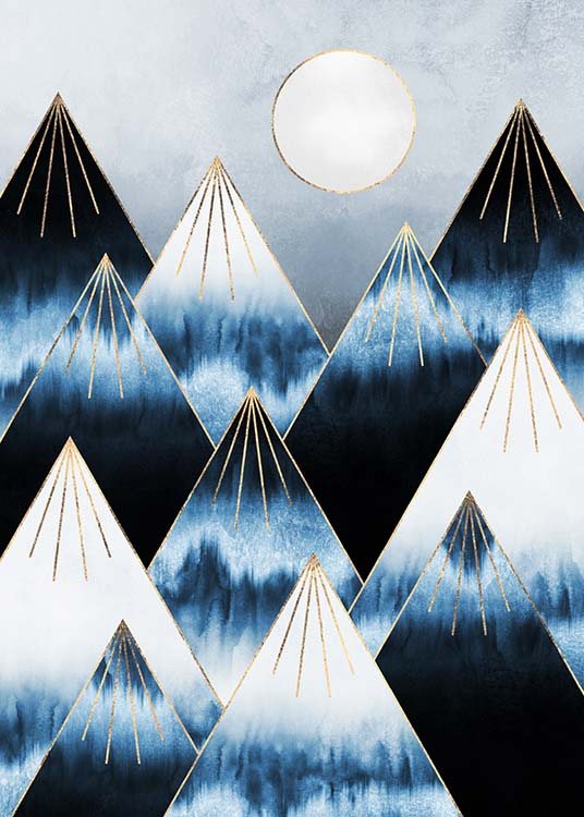 Frost Mountains Plakát