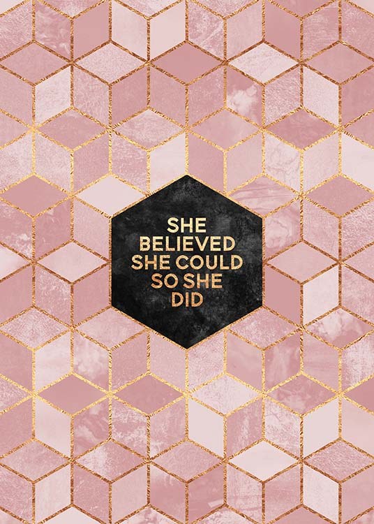 She Believed She Could 2 Plakát