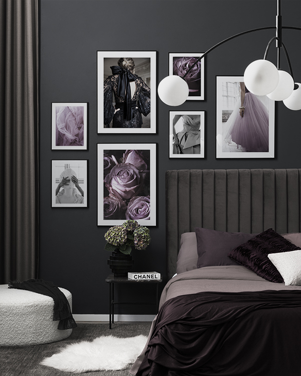 Barokní šaty a květiny