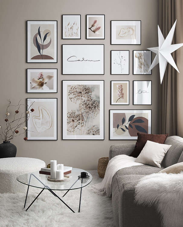 Klidné zimní květy