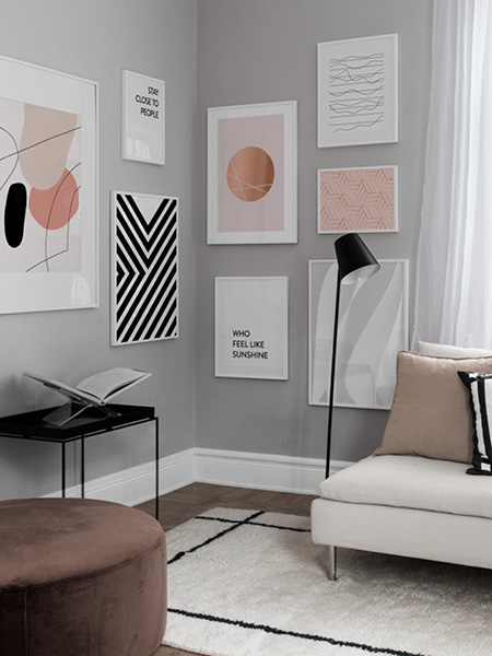 Grafické plakáty a obrazy